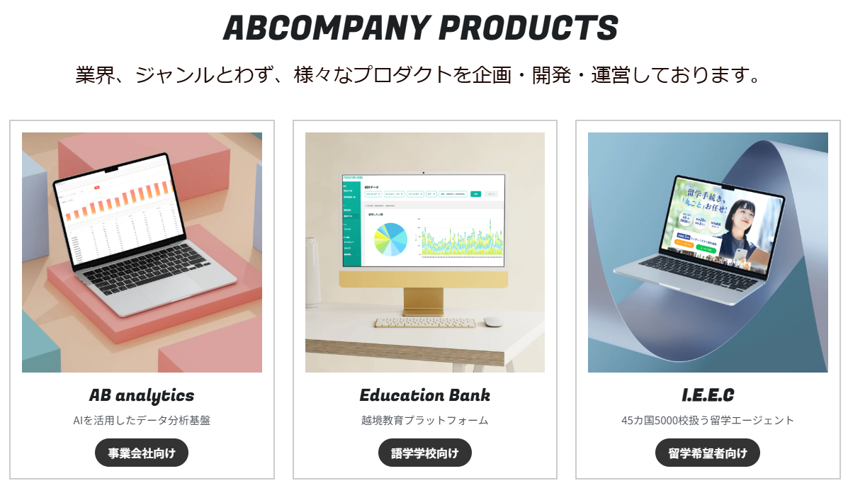 株式会社abcompany プロダクト