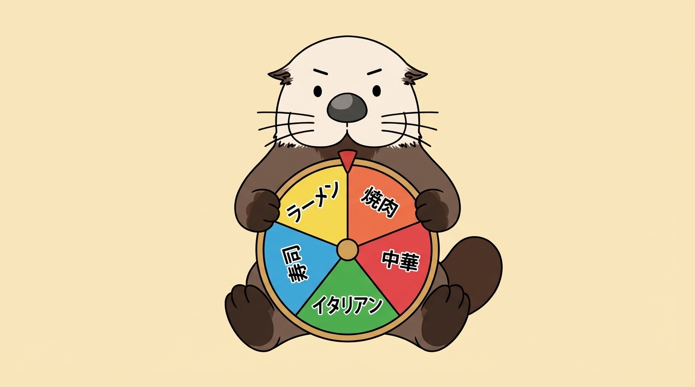 外食 決まら ない ルーレット
