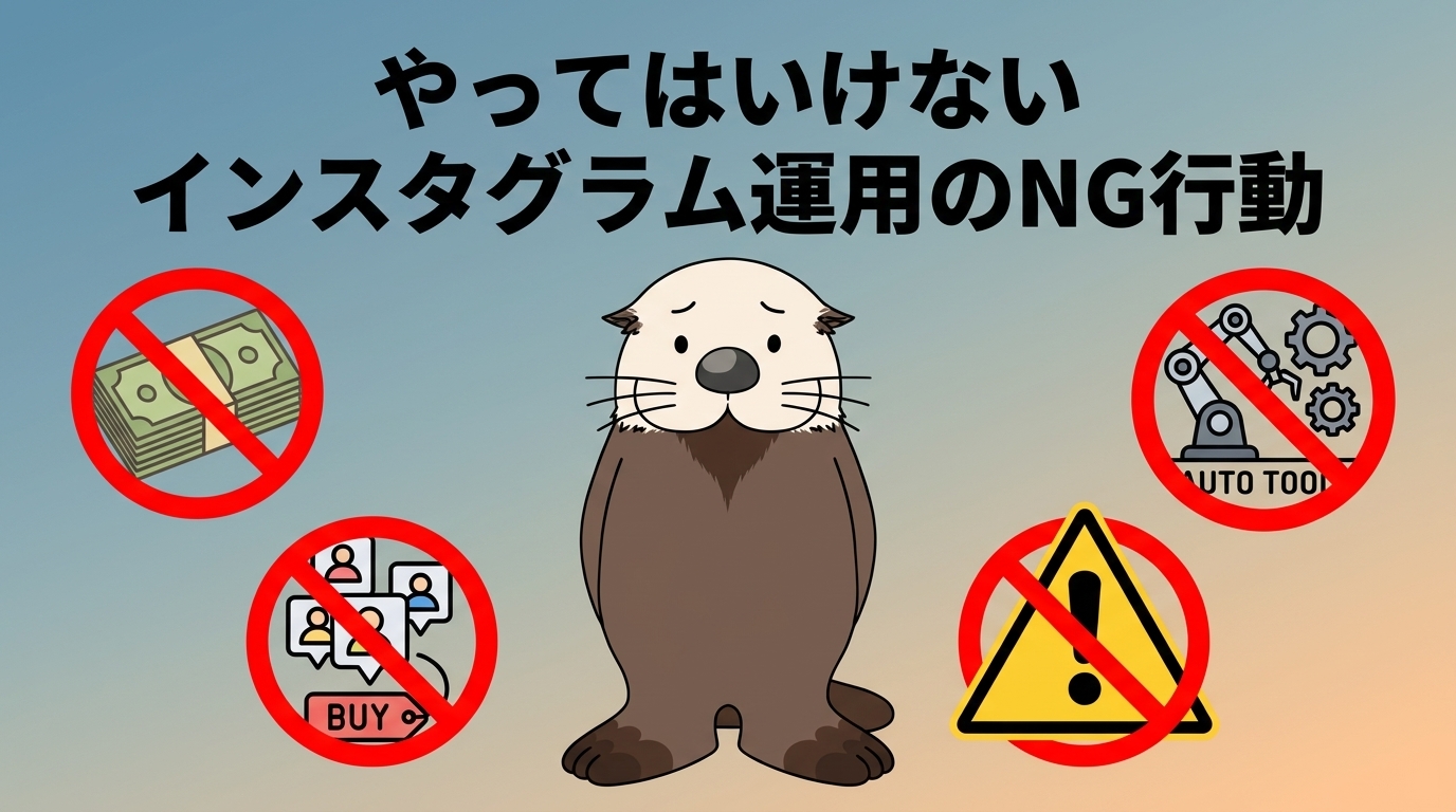 やってはいけないインスタ運用のNG行動