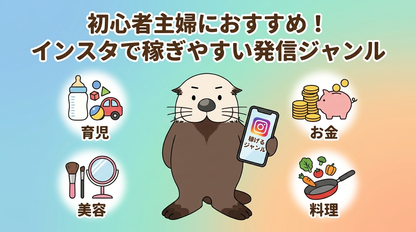 インスタで稼ぎやすい発信ジャンル