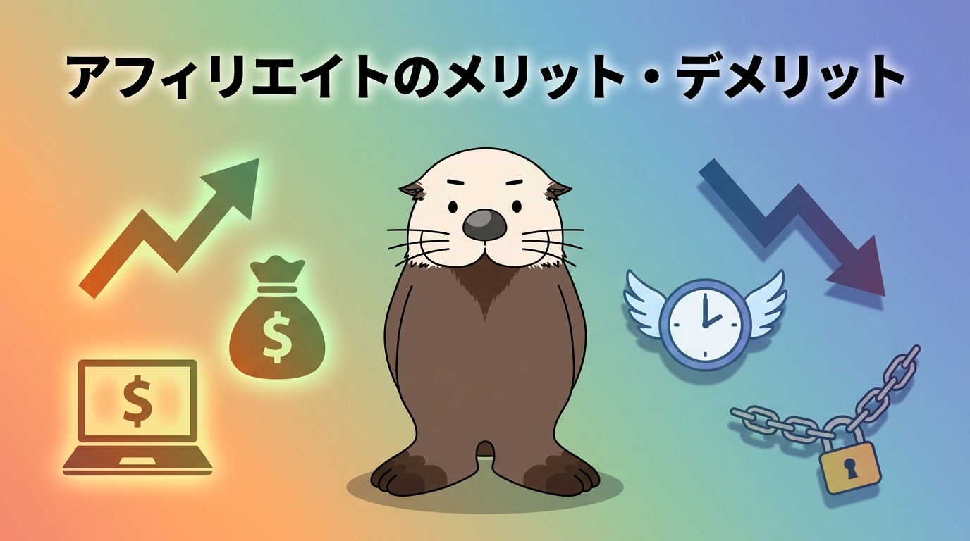 アフィリエイトのメリットとデメリット