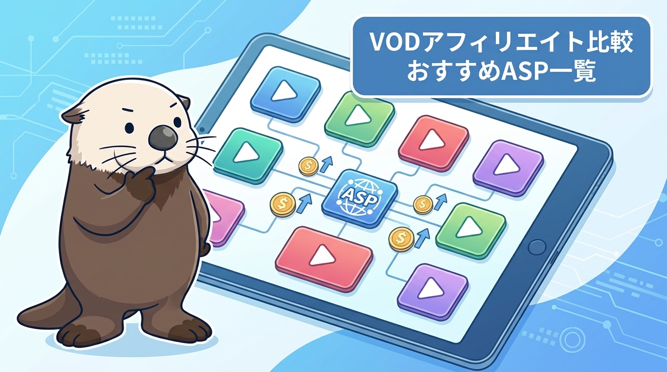 VOD案件を扱うおすすめASP一覧