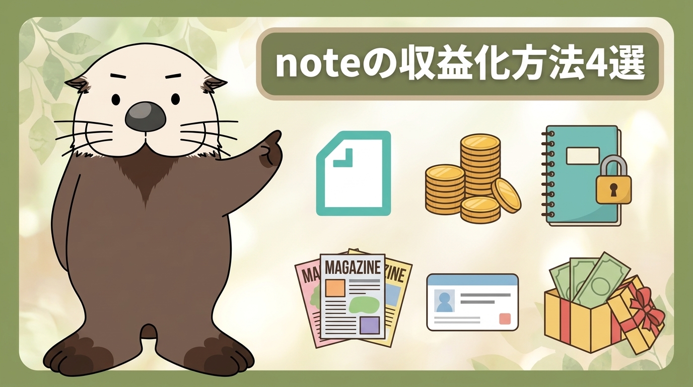 noteの収益化方法4選