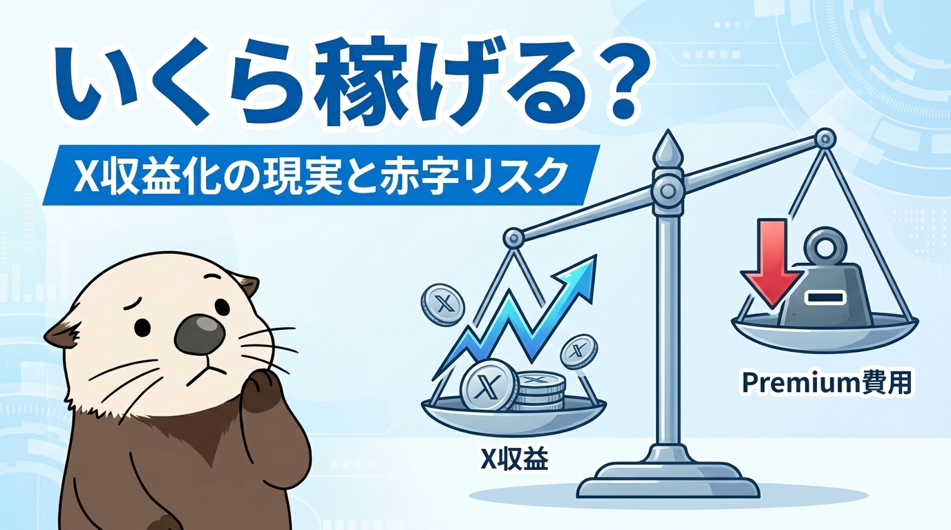X収益化の金額目安と費用対効果の見出し画像