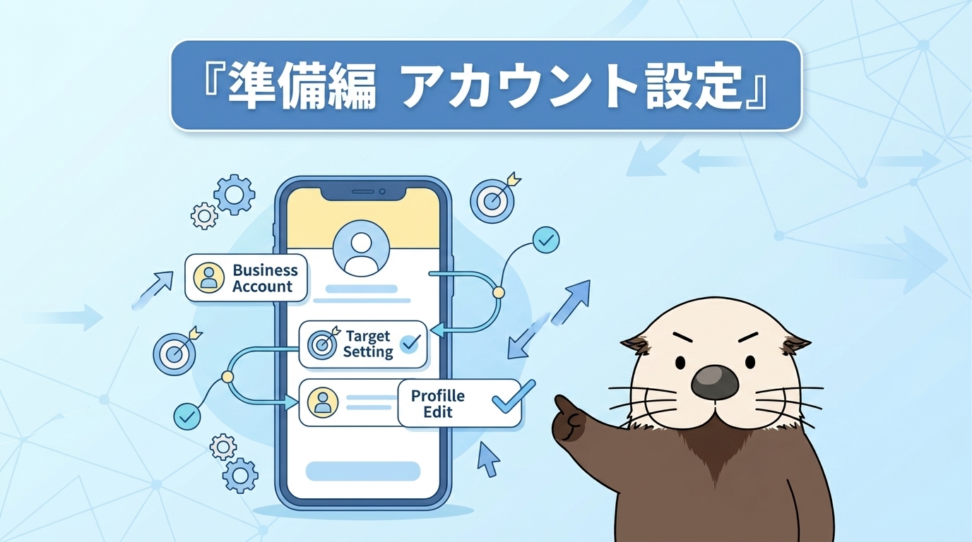 インスタ集客の準備編アカウント設定を表す見出し画像
