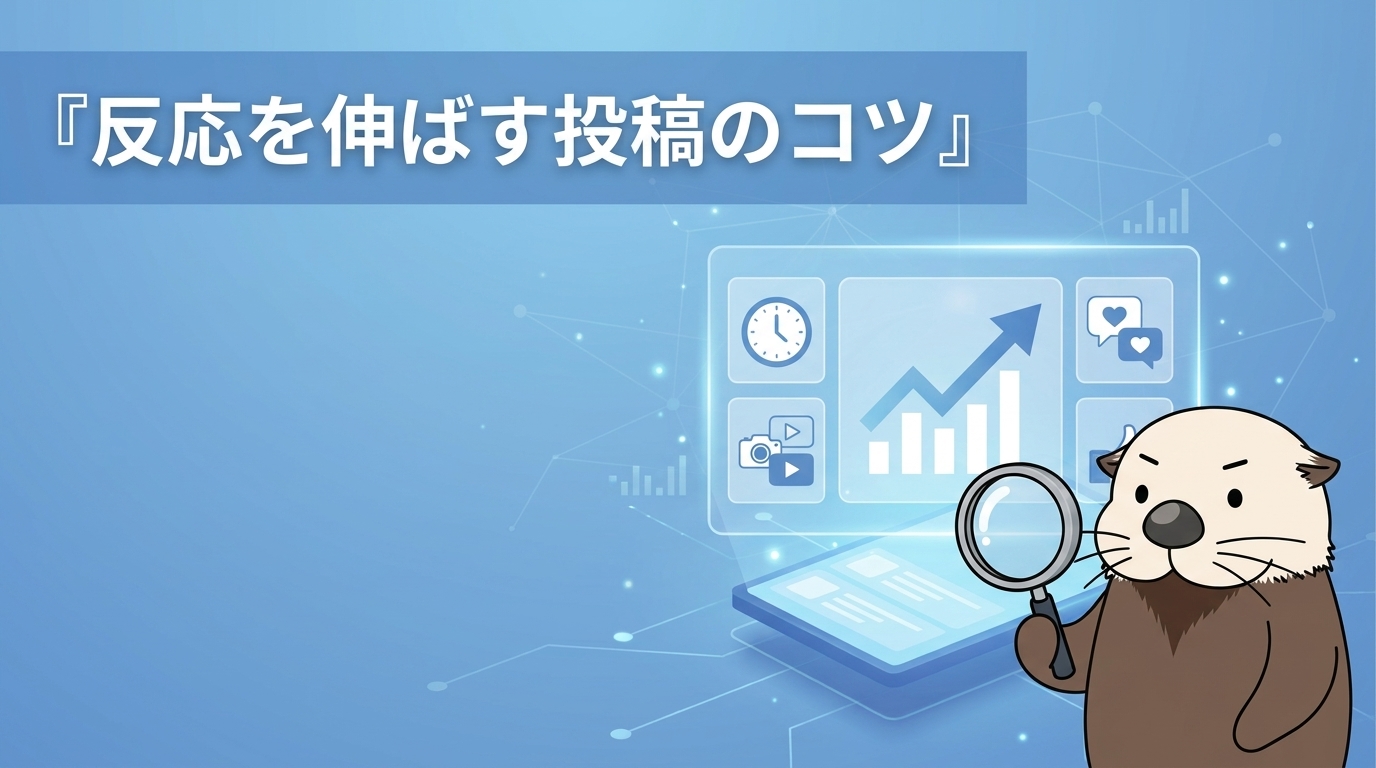 反応を伸ばす投稿のコツ