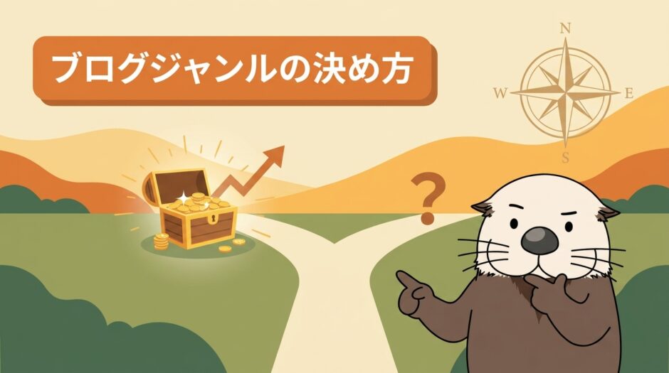 ブログジャンルの決め方を解説する記事のアイキャッチ画像