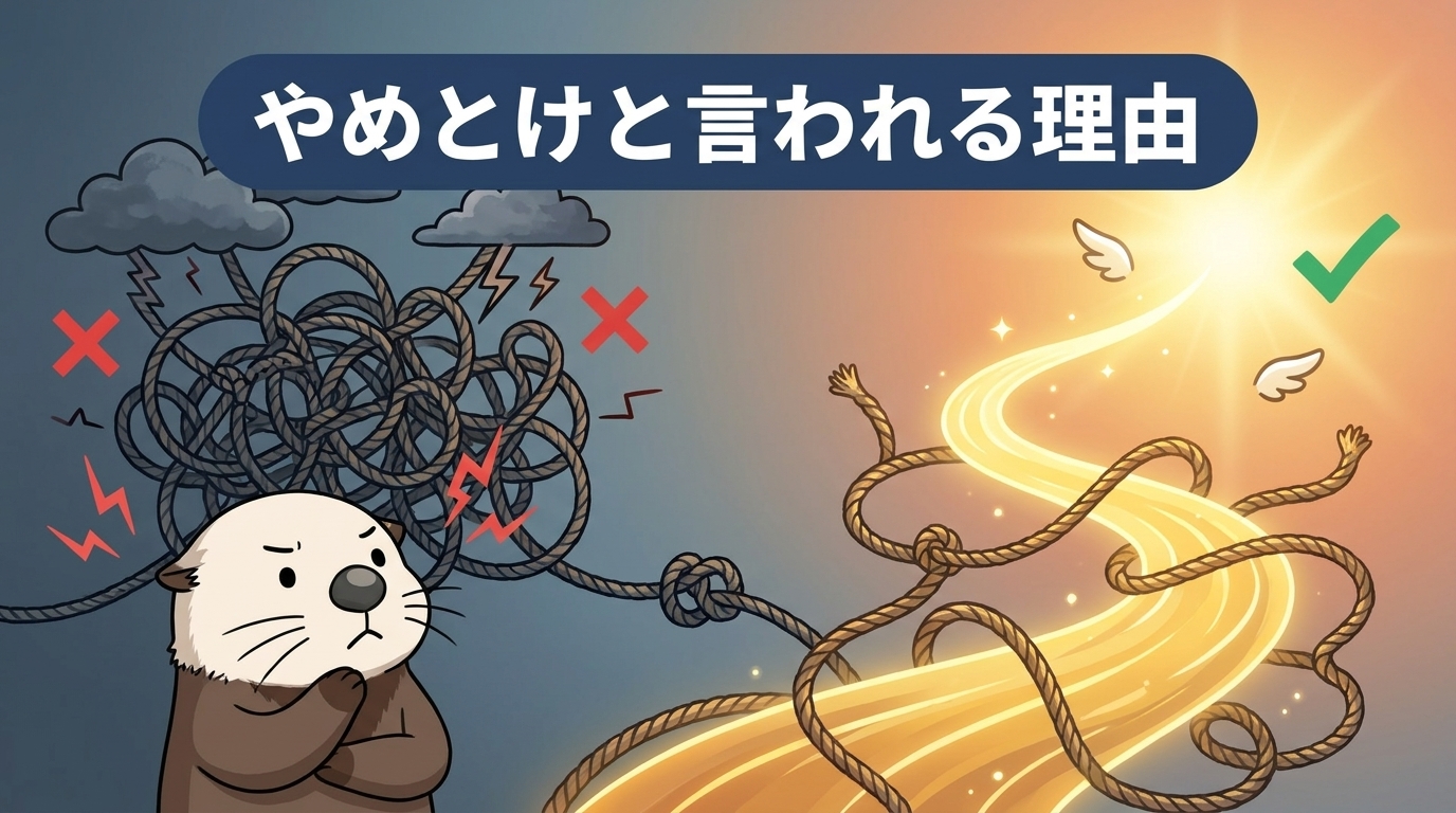 やめとけと言われる理由と乗り越え方の見出し画像