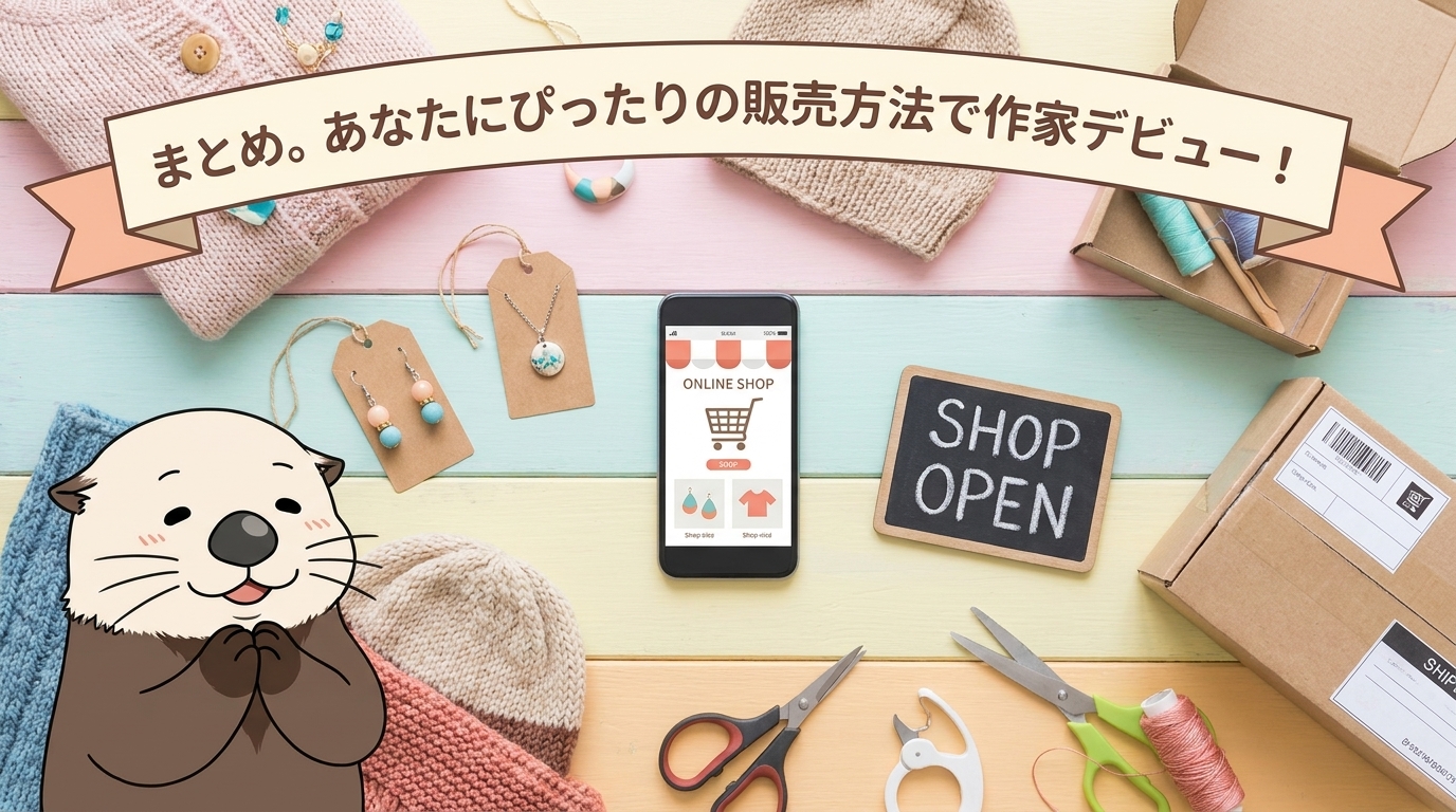 ハンドメイド販売のまとめ