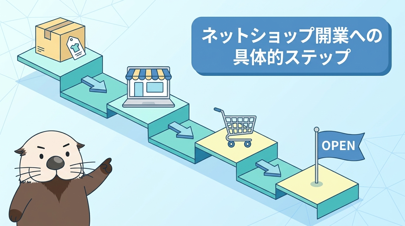 ネットショップ開業への具体的なステップ
