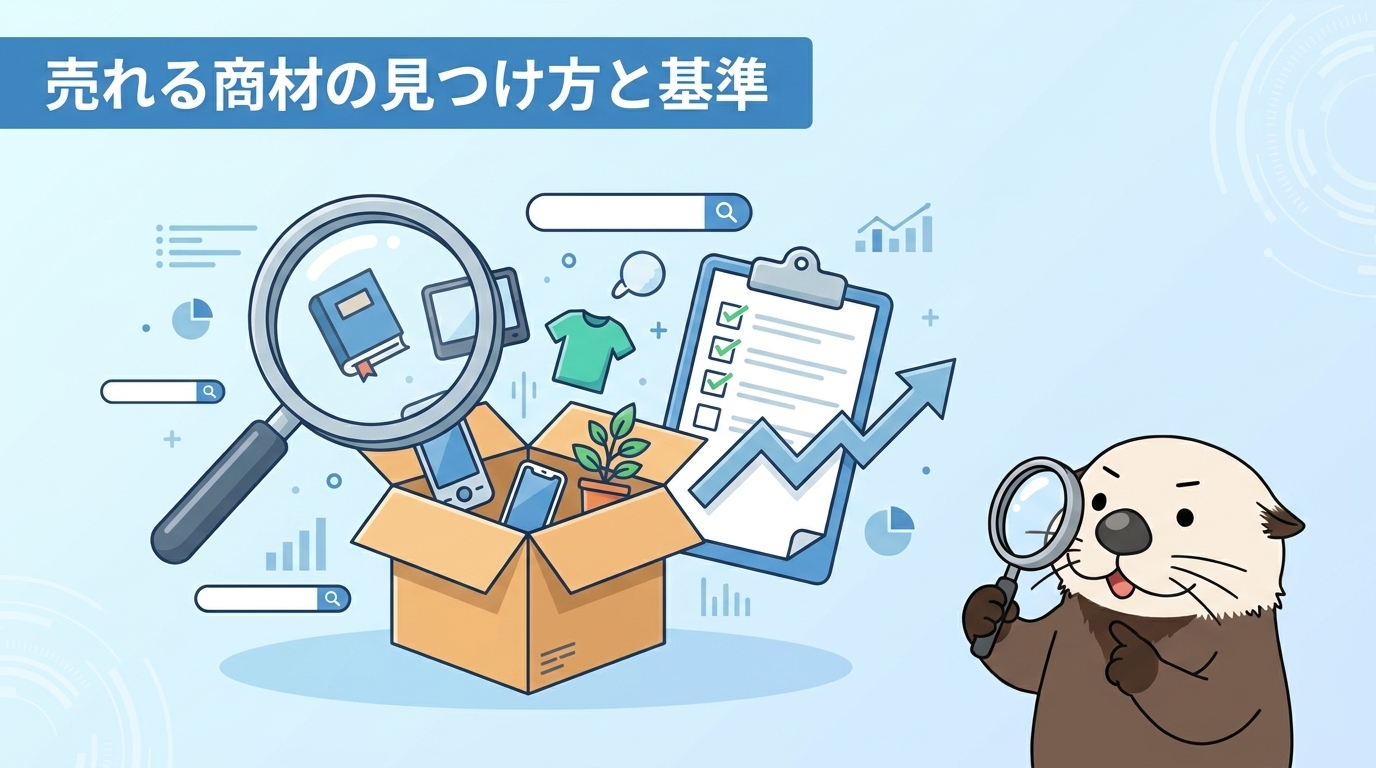 売れる商材を見つけるための基準とリサーチ方法