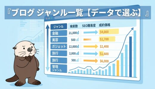 ブログのジャンル一覧と収益性の高い分野の選び方