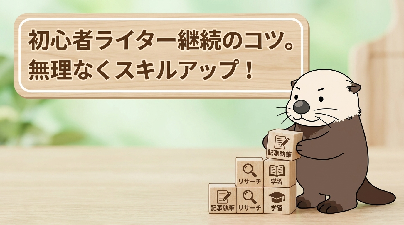 挫折せずに継続するコツのイメージ