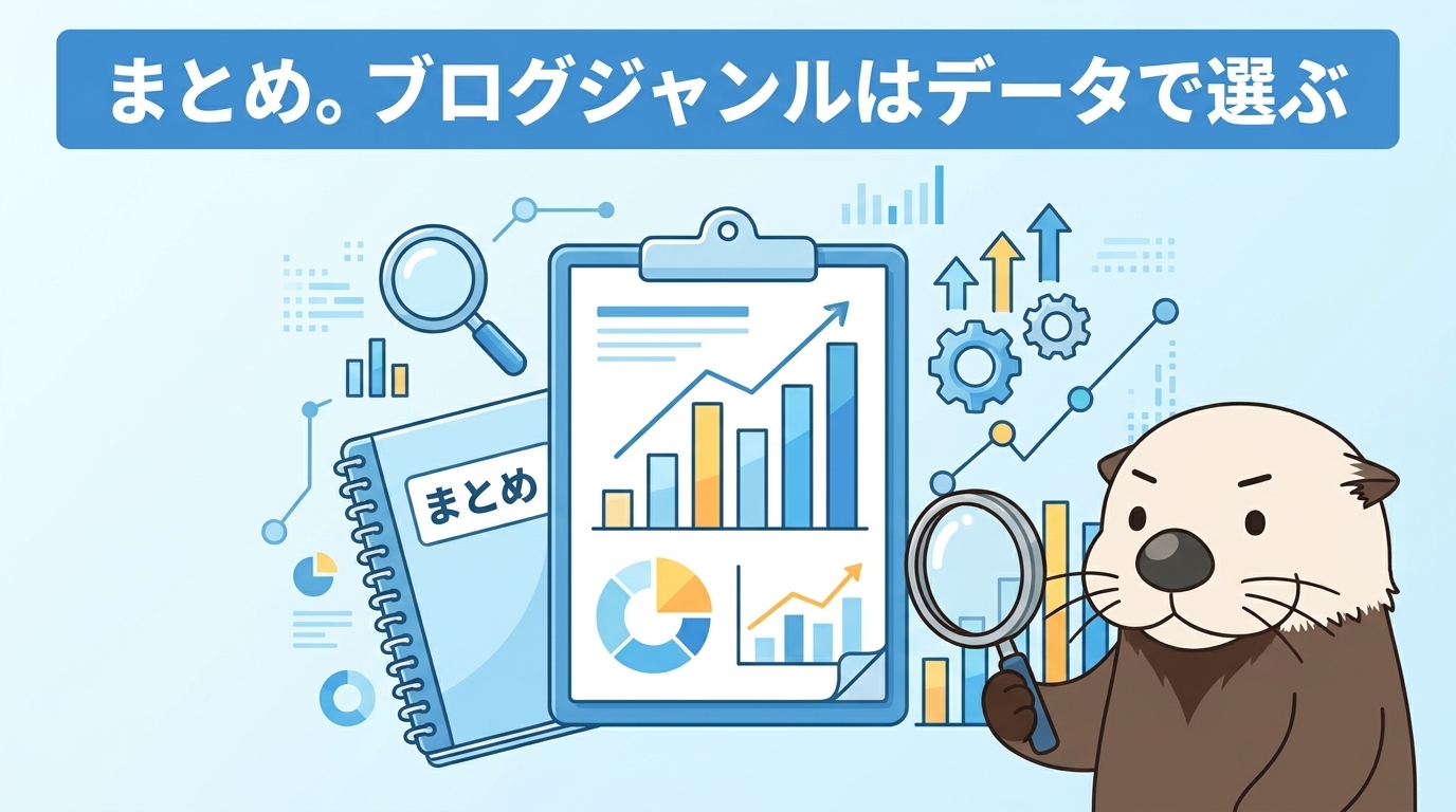 ブログのジャンルは需要と収益性のデータで選ぶ