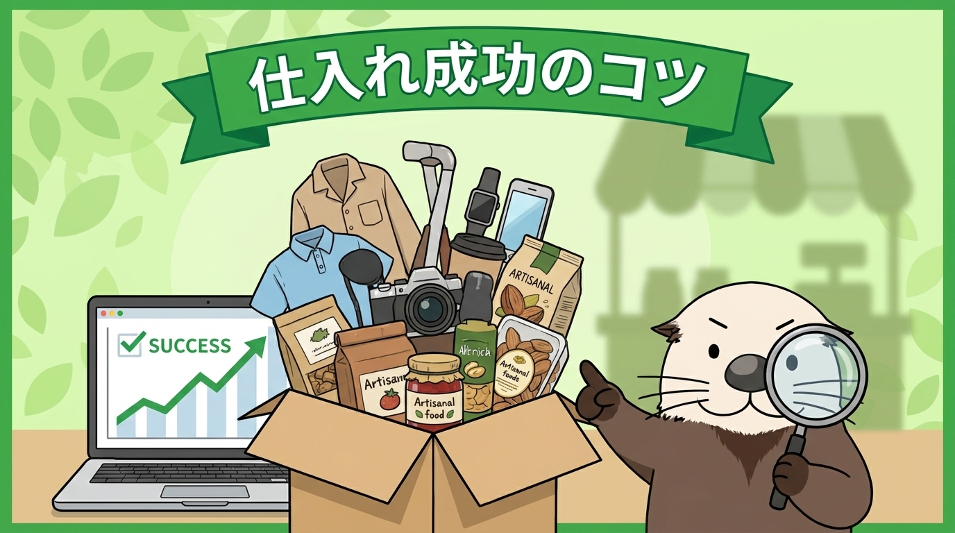 ネットショップ開業を成功に導く仕入れのコツ