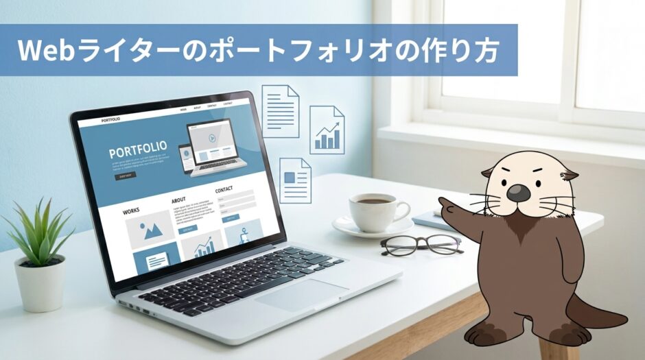 Webライターのポートフォリオの作り方のアイキャッチ