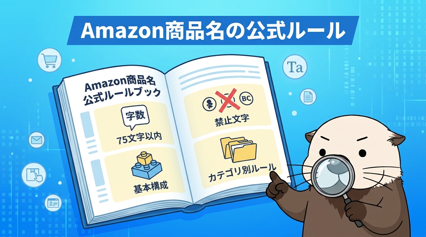Amazon商品名の公式ルール一覧