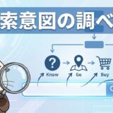 検索意図の調べ方を解説する記事のアイキャッチ