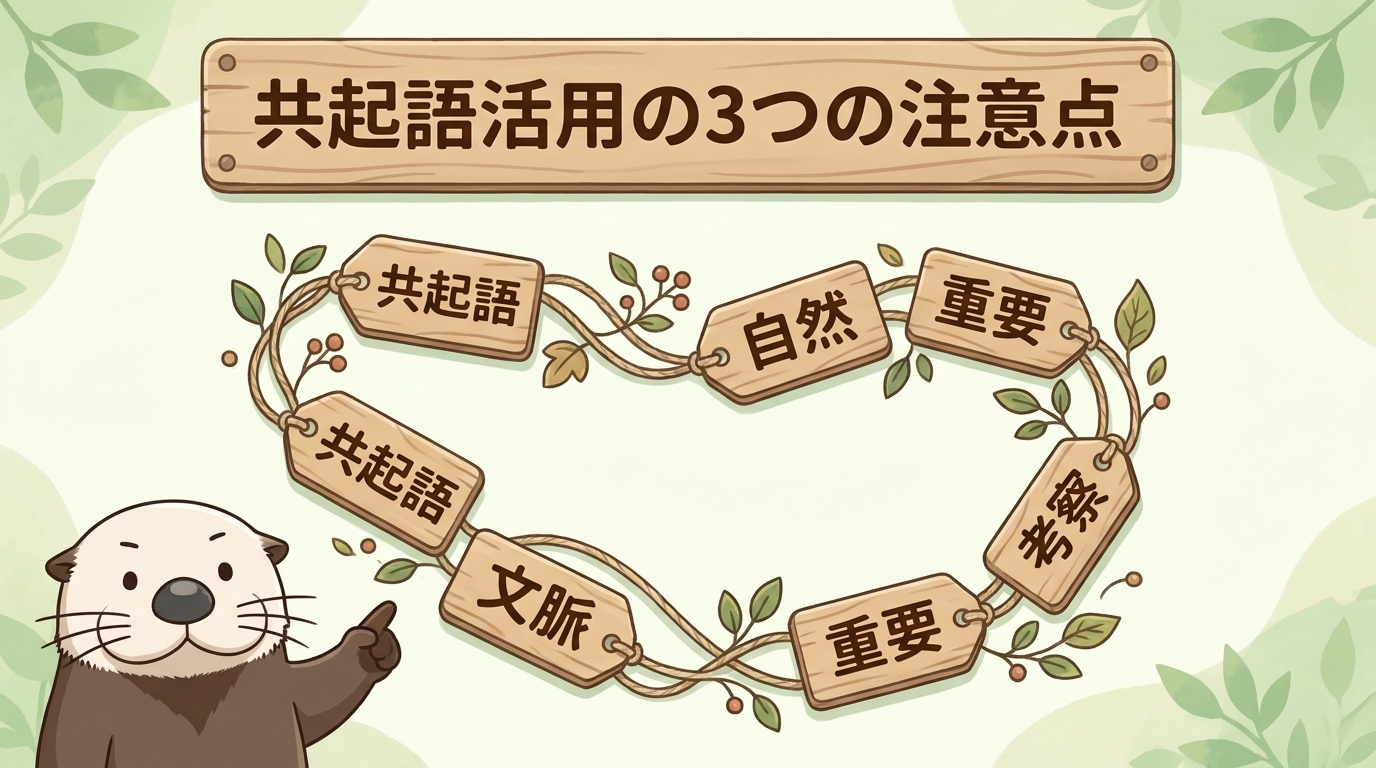 共起語を活用するときの3つの注意点