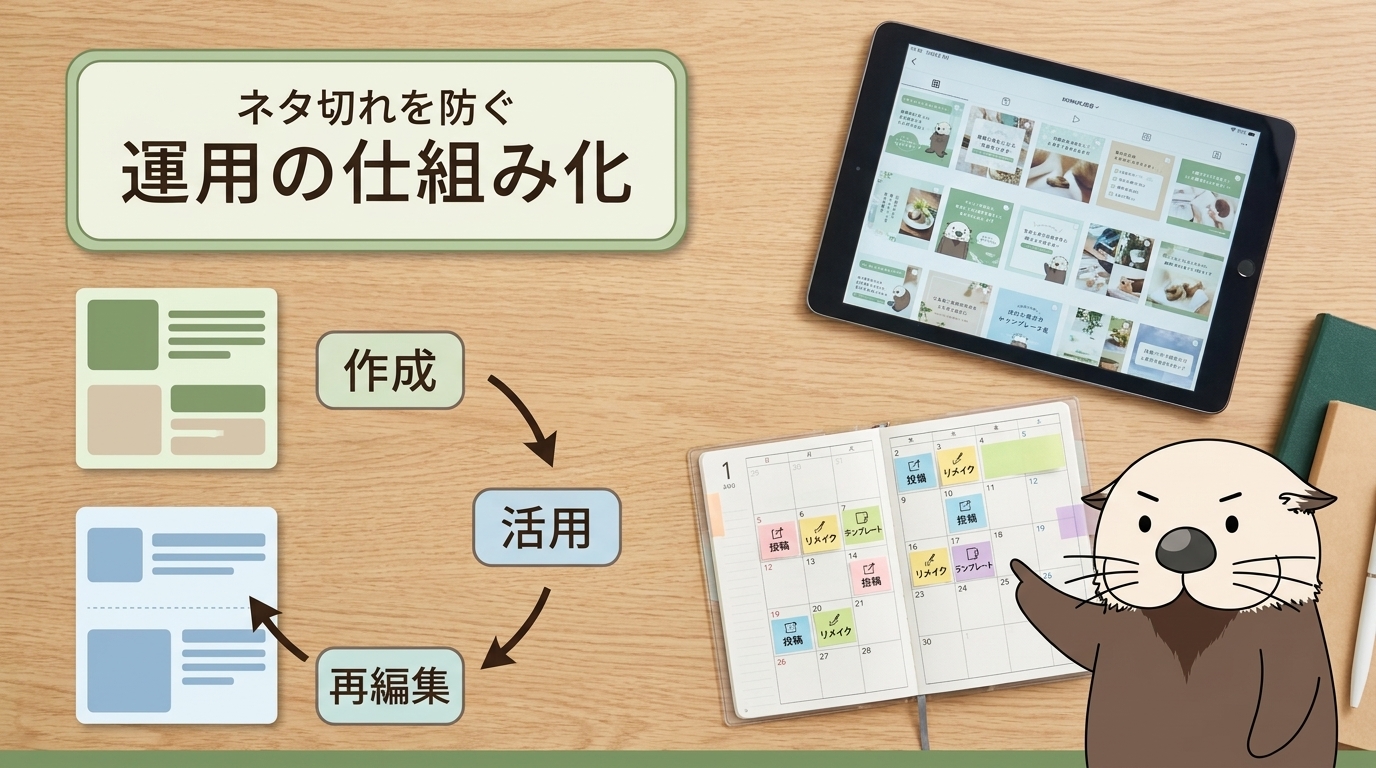 ネタ切れを防ぐ運用の仕組み化