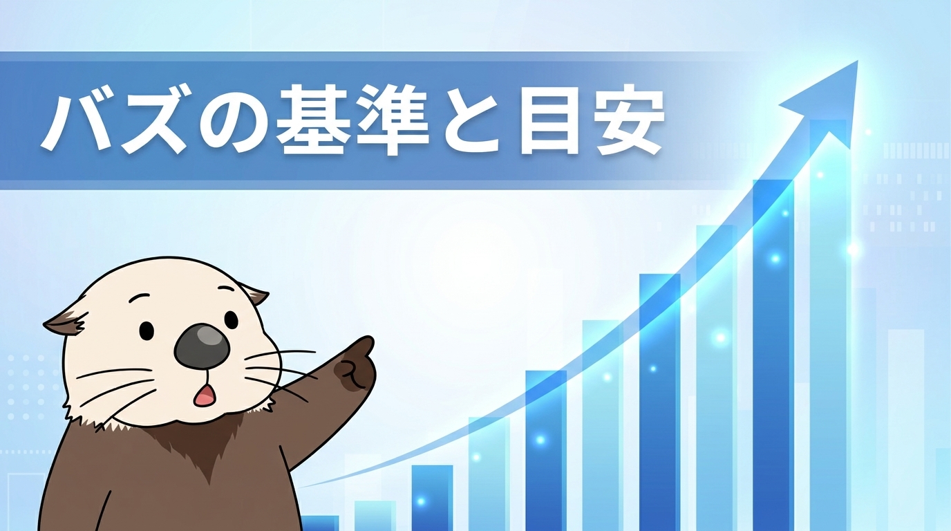 バズる基準とインプレッションの目安