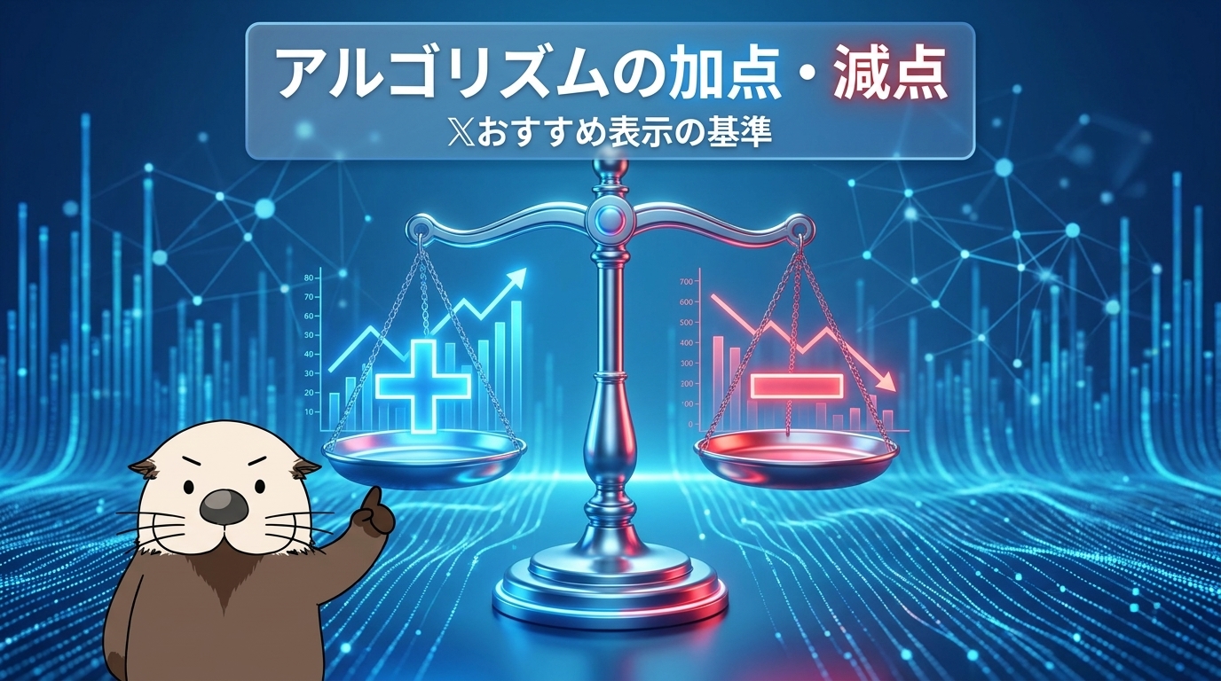 Xアルゴリズムの加点・減点基準