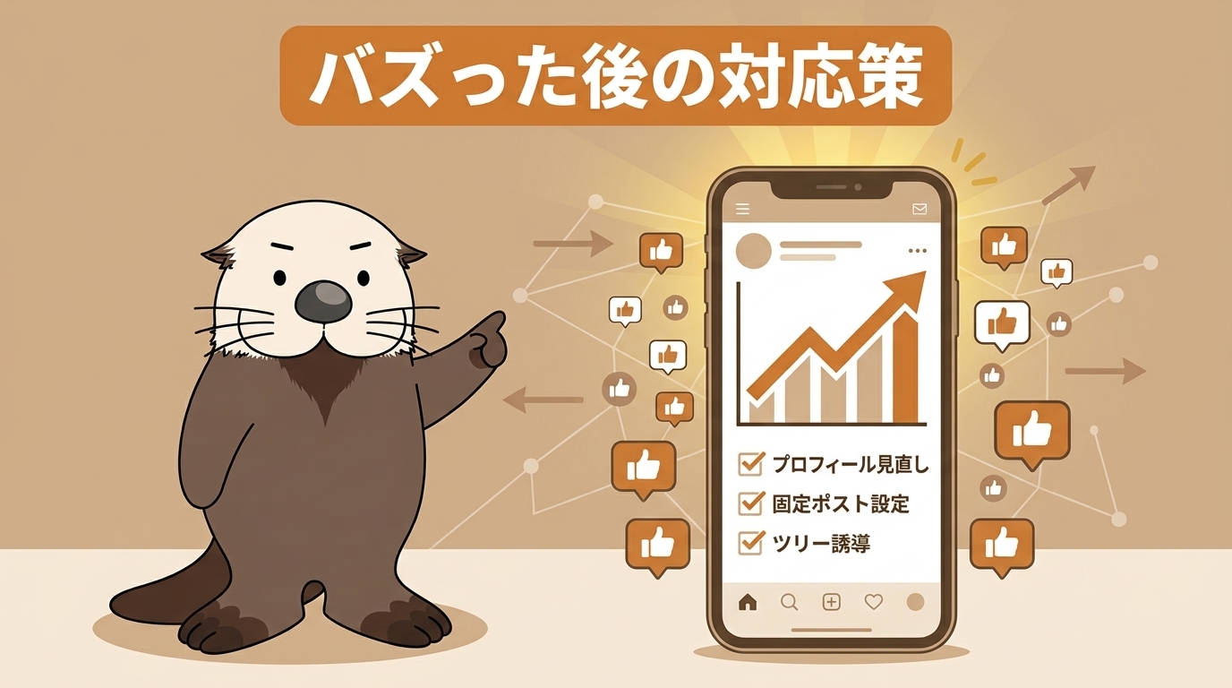 バズった後にやるべき対応策