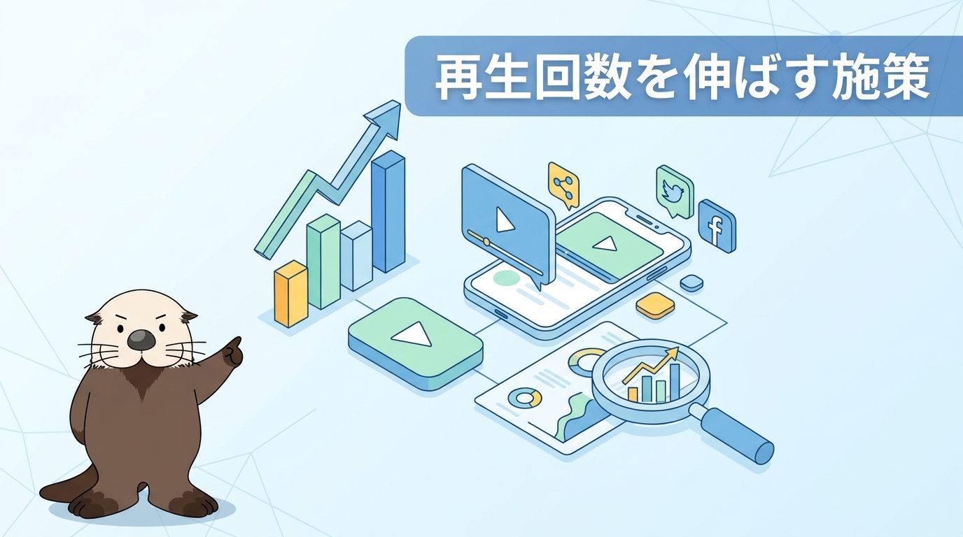タグ付けとあわせて実践したい再生回数を伸ばす施策